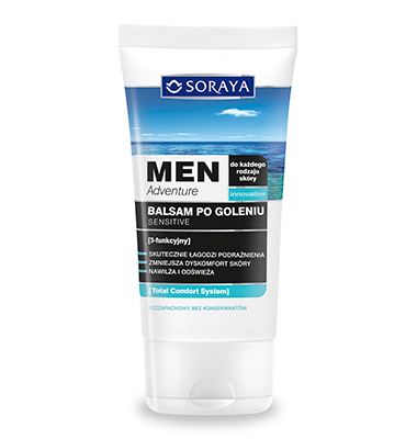 SORAYA MEN ADVENTURE Balsam po goleniu sensitive